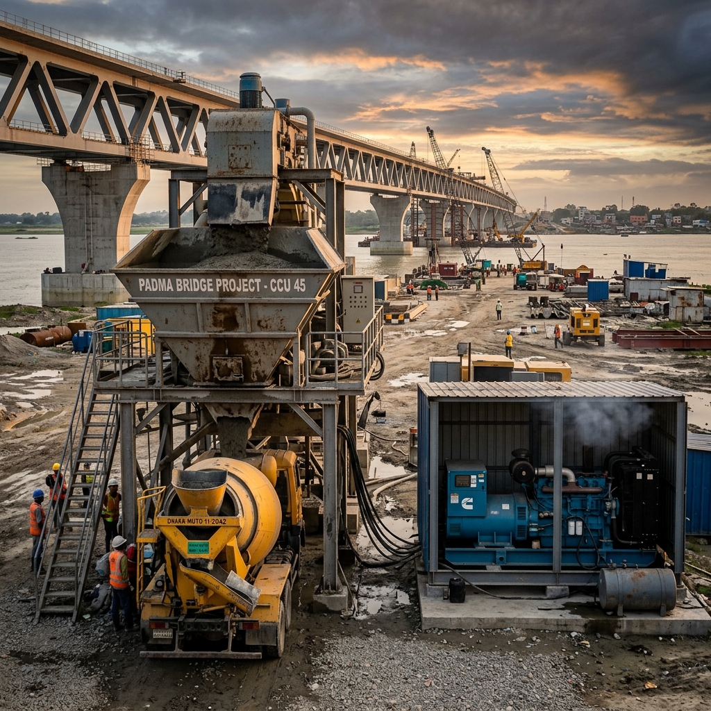 Heavy Concrete Mixture Machine & Generator